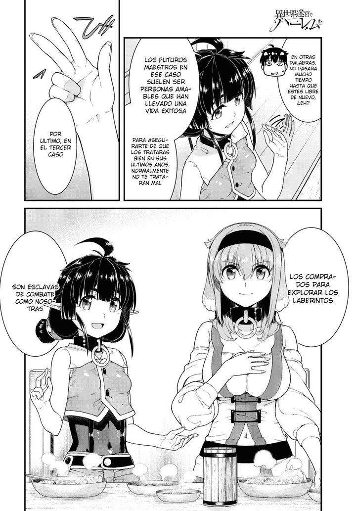 Isekai Meikyuu de Dorei Harem wo Capítulo 21.6 - Page 6