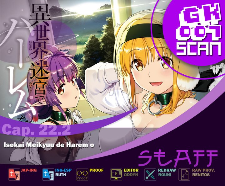 Isekai Meikyuu de Dorei Harem wo Capítulo 22.2 - Page 1