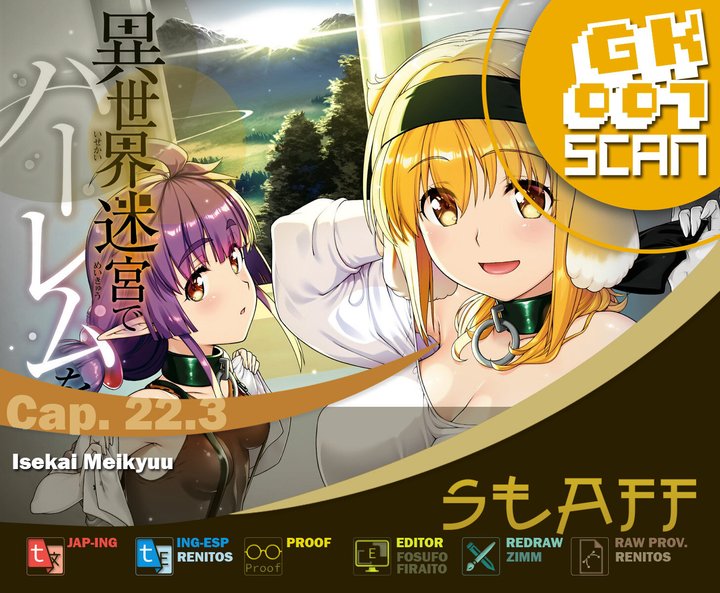 Isekai Meikyuu de Dorei Harem wo Capítulo 22.3 - Page 1