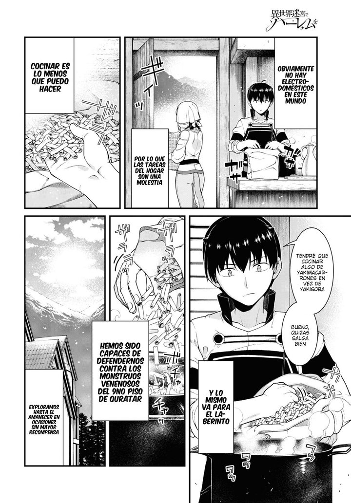 Isekai Meikyuu de Dorei Harem wo Capítulo 23.3 - Page 4