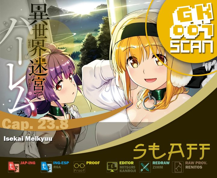 Isekai Meikyuu de Dorei Harem wo Capítulo 23.8 - Page 1