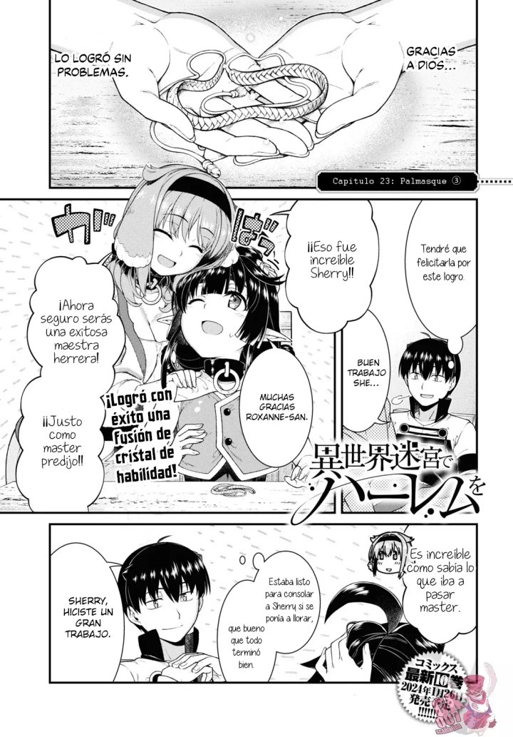 Isekai Meikyuu de Dorei Harem wo Capítulo 24.2 - Page 3