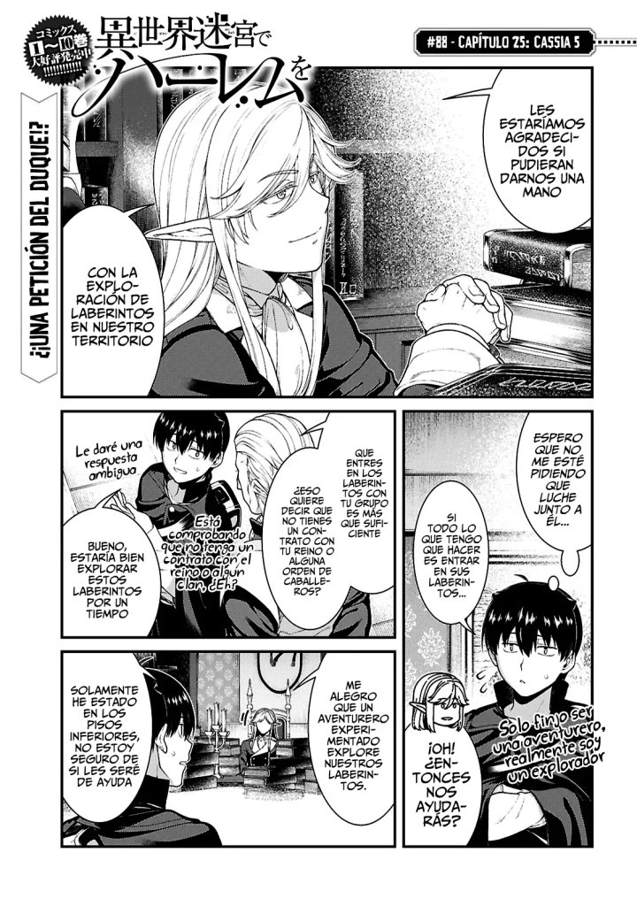 Isekai Meikyuu de Dorei Harem wo Capítulo 25.4 - Page 2