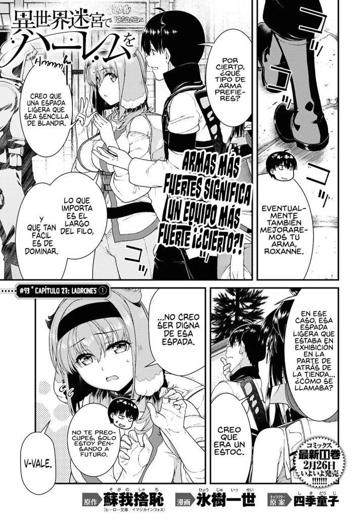 Isekai Meikyuu de Dorei Harem wo Capítulo 27.1 - Page 2