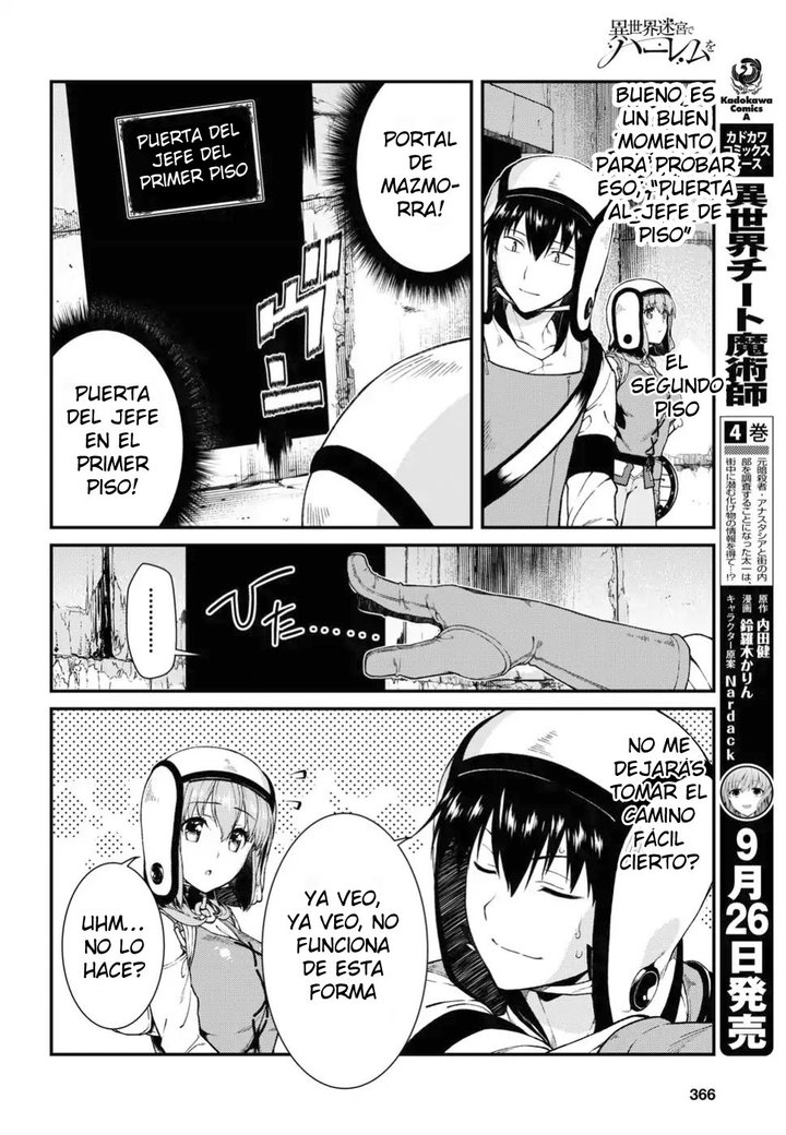 Isekai Meikyuu de Dorei Harem wo Capítulo 8.2 - Page 22