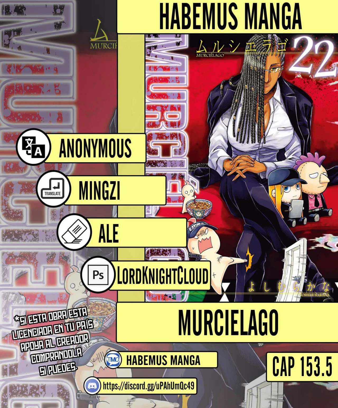 Murcielago Capítulo 153.5 - Page 1