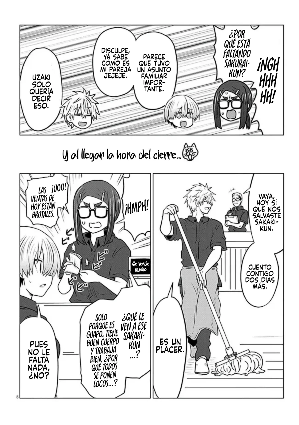 Uzaki-chan wa Asobitai! Capítulo 130 - Page 12